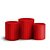 Trio Cilindro - Bohos Vermelho - Sublimado 3D + Elástico - Imagem 1