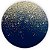 Painel Redondo - Glitter Azul - Sublimado 3D - Imagem 1