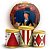 KIT Redondo e Trio - Circo - Sublimado 3D - Imagem 1
