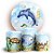 KIT Redondo e Trio - Fundo do Mar - Sublimado 3D - Imagem 1