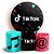 KIT Redondo e Trio - TikTok - Sublimado 3D - Imagem 1