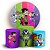 KIT Redondo e Trio - Teen Titans - Sublimado 3D - Imagem 1