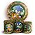 KIT Redondo e Trio - Sonic - Sublimado 3D - Imagem 1