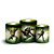 Trio Cilindro - Tartarugas Ninja - Sublimado 3D + Elástico - Imagem 1