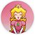 Painel Redondo - Princesa Peach Super Mario - Sublimado 3D - Imagem 1
