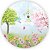 Painel Redondo - Jardim - Sublimado 3D - Imagem 1