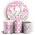 KIT Redondo e Trio - Elefante Cute Rosa - Sublimado 3D - Imagem 1