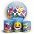KIT Redondo e Trio - Baby Shark - Sublimado 3D - Imagem 1