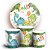 KIT Redondo e Trio - Dinossauro Cute - Sublimado 3D - Imagem 1