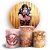KIT Redondo e Trio - Mulher Maravilha - Sublimado 3D - Imagem 1