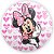 Painel Redondo - Minnie Rosa - Sublimado 3D - Imagem 1