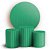 KIT Redondo e Trio - Bohos Verde - Sublimado 3D - Imagem 1