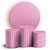 KIT Redondo e Trio - Bohos Rosa - Sublimado 3D - Imagem 1