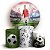 KIT Redondo e Trio - Futebol - Sublimado 3D - Imagem 1