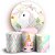 KIT Redondo e Trio - Unicornio - Sublimado 3D - Imagem 1