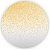 Painel Redondo - Glitter Dourado Branco - Sublimado 3D - Imagem 1