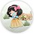 Painel Redondo - Branca de Neve Cute - Sublimado 3D - Imagem 1