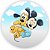 Painel Redondo - Mickey Baby - Sublimado 3D - Imagem 1