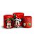 Trio Cilindro - Mickey e Minnie Natal - Sublimado 3D + Elástico - Imagem 1