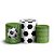 Trio Cilindro - Futebol - Sublimado 3D + Elástico - Imagem 1