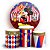 KIT Redondo e Trio - Mickey Circo - Sublimado 3D - Imagem 1