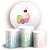KIT Redondo e Trio - Doces - Sublimado 3D - Imagem 1