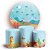 KIT Redondo e Trio - Fundo do Mar - Sublimado 3D - Imagem 1