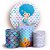KIT Redondo e Trio - Fundo do Mar - Sublimado 3D - Imagem 1