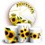 KIT Redondo e Trio - Girassol - Sublimado 3D - Imagem 1