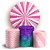 KIT Redondo e Trio - Geometrico Glitter - Sublimado 3D - Imagem 1