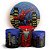 KIT Redondo e Trio - Homem Aranha - Sublimado 3D - Imagem 1