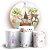 KIT Redondo e Trio - Animais Bosque - Sublimado 3D - Imagem 1