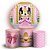 KIT Redondo e Trio - Minnie Realeza Rosa - Sublimado 3D - Imagem 1