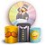 KIT Redondo e Trio - Mundo Bita - Sublimado 3D - Imagem 1