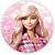 Painel Redondo - Barbie - Sublimado 3D - Imagem 1