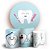 KIT Redondo e Trio - Dentista - Sublimado 3D - Imagem 1
