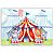 Painel Retangular - Circo - Sublimado 3D - Imagem 1
