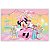 Painel Retangular - Minnie Circo Rosa - Sublimado 3D - Imagem 1