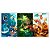 Painel Retangular - Pokemon Iniciais - Sublimado 3D - Imagem 1