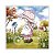 Painel Quadrado - Boneca Vintage - Sublimado 3D - Imagem 1