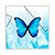 Painel Quadrado - Borboleta - Sublimado 3D - Imagem 1