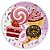Painel de Mesa - Doces - Sublimado 3D - Imagem 1
