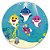 Painel de Mesa - Baby Shark - Sublimado 3D - Imagem 1