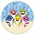 Painel de Mesa - Baby Shark - Sublimado 3D - Imagem 1