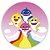Painel de Mesa - Baby Shark Rosa - Sublimado 3D - Imagem 1