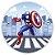 Painel de Mesa - Capitao America - Sublimado 3D - Imagem 1