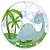 Painel de Mesa - DinoSauro Cute - Sublimado 3D - Imagem 1