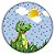 Painel de Mesa - DinoSauro Cute - Sublimado 3D - Imagem 1
