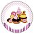 Painel de Mesa - Doces - Sublimado 3D - Imagem 1