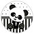 Painel de Mesa - Panda - Sublimado 3D - Imagem 1